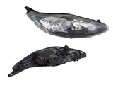 Headlight (Halogen, RHS) Black/Chrome Manual Ford Fiesta WS/WT 2008 - 2013 FDFS - HEL - 12R - Sterling Parts - Headlight Assemblies - Sterling Parts