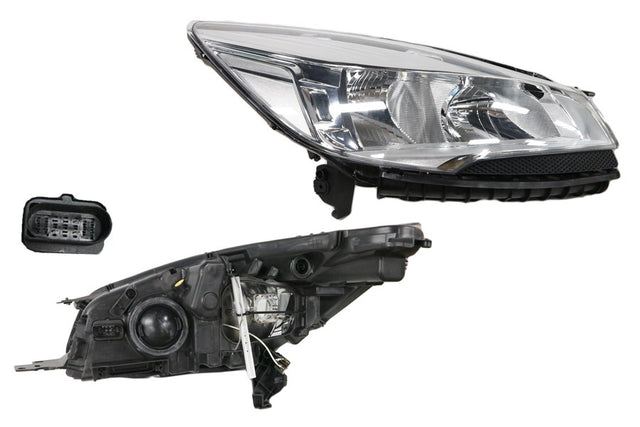 Headlight (RHS, Halogen) with Motor Ford Kuga TF 2013 - 2016 FDKG - HEL - 03R - Sterling Parts - Headlight Assemblies - Sterling Parts