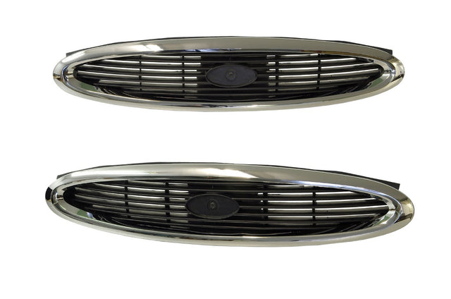 Front Grille (Complete, Black Finish) Ford Mondeo HC/HD 1996 - 2001 FDMD - GRI - 04F - Sterling Parts - Grilles & Bumper Parts - Sterling Parts