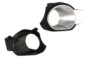 Front Fog Light Cover (LHS, Silver/Black, with Hole) Ford Ranger PX 2011 - 2015 FDRG - FLC - 05L - Sterling Parts - Grilles & Bumper Parts - Sterling Parts