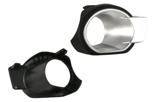 Front Fog Light Cover (LHS, Silver/Black, with Hole) Ford Ranger PX 2011 - 2015 FDRG - FLC - 05L - Sterling Parts - Grilles & Bumper Parts - Sterling Parts