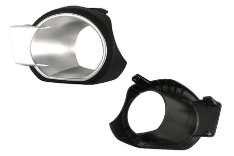 Front Fog Light Cover (RHS, Silver/Black, with Hole) Ford Ranger PX 2011 - 2015 FDRG-FLC-05R - Sterling Parts