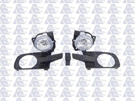 Front Fog Light Set (with Covers, Wires & Switches) Ford Ranger PJ 2006 - 2009 FDRG-FOL-03N - Sterling Parts