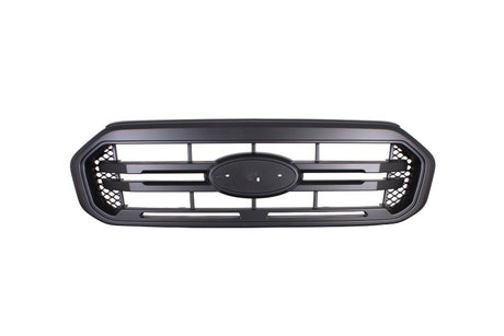 Front Grille (Black, No Ranger Word, Modified Design) Ford Ranger PX3 2018 - 2022 FDRG-GRI-30F - Sterling Parts
