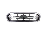Front Grille (Black/Chrome, Modified Design, No "Ranger" Word) Ford Ranger PX Series 3 2018 - 2022 FDRG-GRI-31F - Sterling