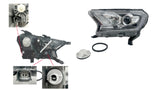 Headlight (LHS) Projector Lens Xenon/HID D8S/HB3 with Leveling Motor & LED DRL Ford Ranger PX2/PX3 2015 - 2022 FDRG - HEL - 12L - Sterling Parts - Headlight Assemblies - Sterling Parts