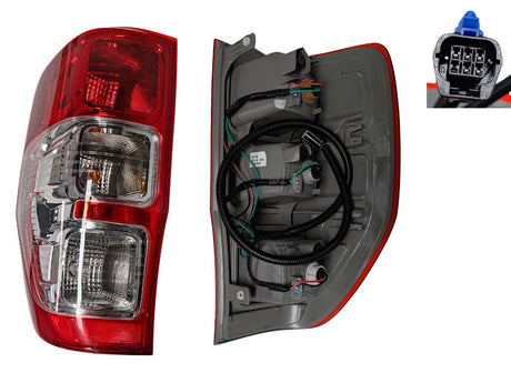 Tail Light (LHS, Non Smoky Type) Ford Ranger PX 2011 - 2022 FDRG-TAL-15L - Sterling Parts