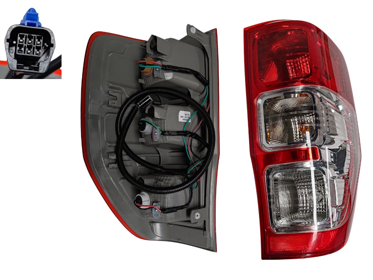 Tail Light (RHS, Non Smoky) Ford Ranger PX 2011 - 2022 FDRG - TAL - 15R - Sterling Parts - Tail Lights - Sterling Parts