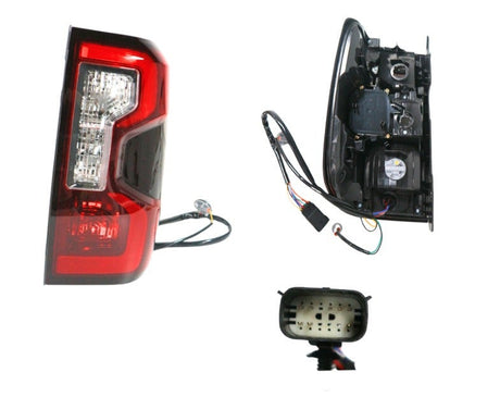 Tail Light (LED, RHS) with 2 White Section Lens Ford Ranger PY 2022 Onwards FDRG-TAL-20R - Sterling Parts