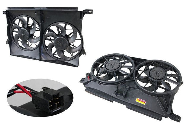Radiator Fan (Dual, 4 - Pin) Ford Territory SX/SY 2004 - 2011 FDTE - FNR - 16F - Sterling Parts - Electric Cooling Fans - Sterling Parts