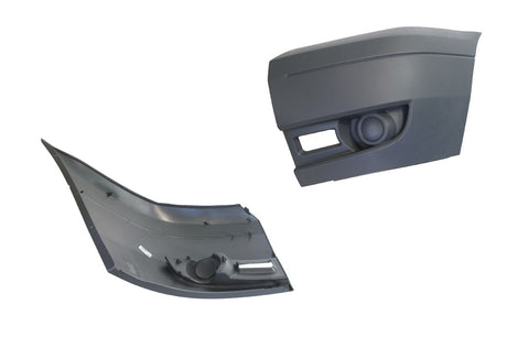 Front Bumper Bar End (LHS, No Flare Holes) Ford Transit VM 2006 - 2014 FDTR-BAE-17L - Sterling Parts