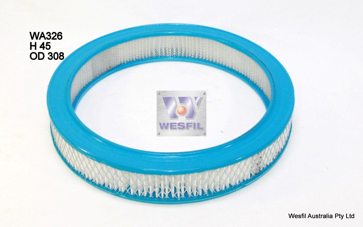 Air Filter A326 Fits Ford WA326 - Wesfil