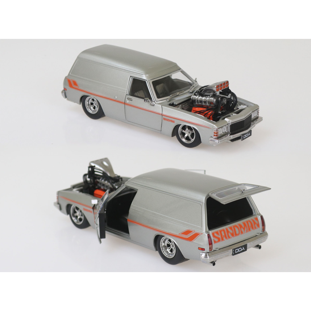 Holden HZ Panel Van Supercharged LS Engine Silver Diecast Model Car 1:24 Scale (Approx. 18–20cm) Collectible | Universal Auto Spares