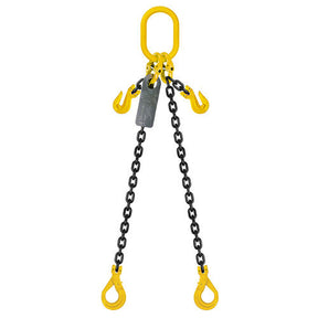 Grade 80 Sling Hook Chain Sling Assembly 2 Legs 2m With Shorting Hook - Austlift