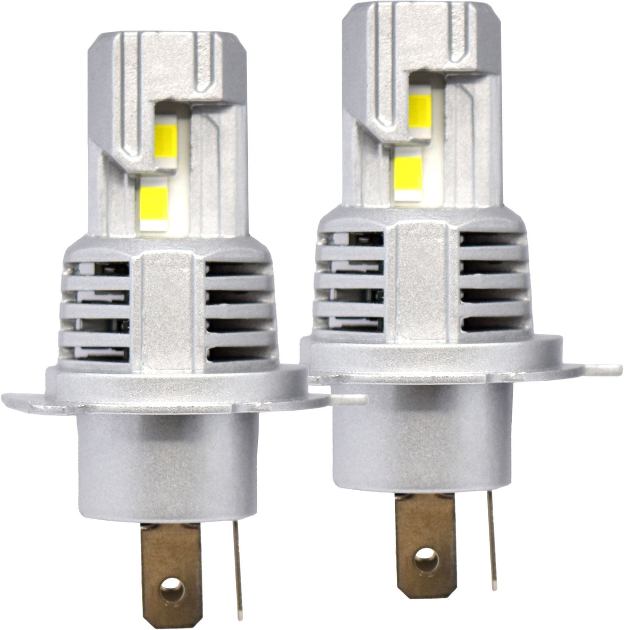 2 Piece H4 Direct Fit LED Headlight Globes 6500K Plug and Play Canbus Compatible – Motolite | Universal Auto Spares