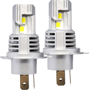 2 Piece H4 Direct Fit LED Headlight Globes 6500K Plug and Play Canbus Compatible – Motolite | Universal Auto Spares