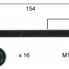 Head Bolt Set FORD MAZDA AJ GY JAGUAR HBS066 - PERMASEAL