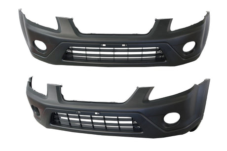 Front Bumper Bar Cover (Smooth, with Fog Light Hole) Honda CR-V RD 2004 - 2007 HDCR-BAR-11F - Sterling Parts