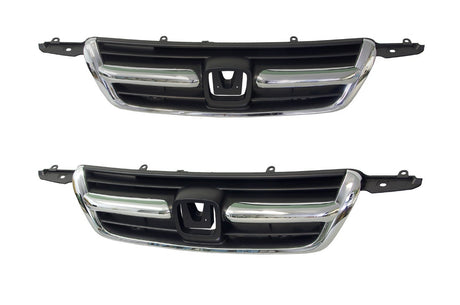 Front Grille (with Chrome Mould) Honda CR-V RD 2001 - 2004 HDCR-GRI-13F - Sterling Parts