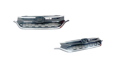 Front Grille (Black/Chrome, 4 Piece Mould) Honda CR-V RM Series 2 2014 - 2017 HDCR-GRI-28F - Sterling Parts
