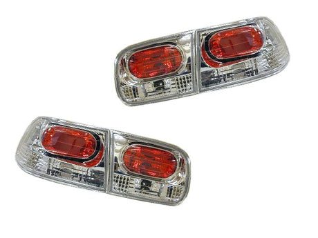 Tail Light Set (4 Piece, Sedan) Honda Civic EG/EH 1991 - 1995 HDCV-TAL-38N - Sterling Parts
