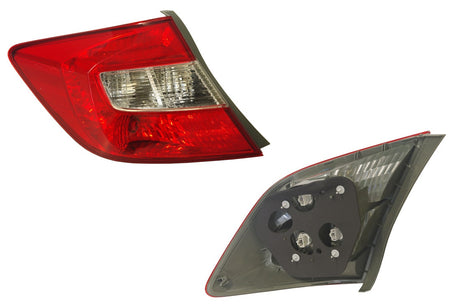 Tail Light (LHS), , Non-Hybrid Honda Civic FB 2012 - 2016 HDCV-TAL-68L - Sterling Parts