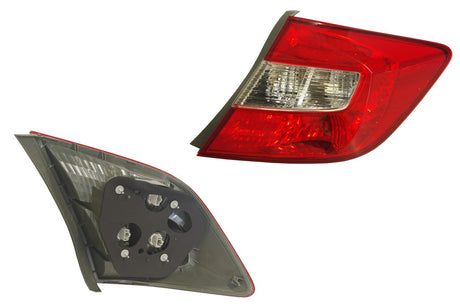 Tail Light (RHS), , Non-Hybrid Honda Civic FB 2012 - 2016 HDCV-TAL-68R - Sterling Parts