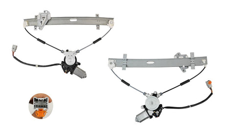 Front Window Regulator RHS (With Motor) Honda Civic EU 5D EP3 10/2000 - 01/2006 HDCV-WIR-18R - Sterling Parts