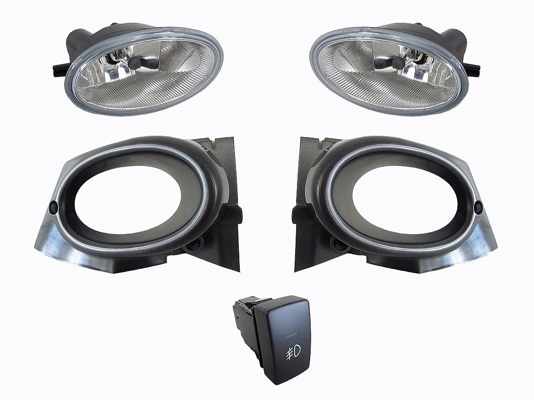 Front Fog Light Kit (with Wiring, 2 Piece) Honda Jazz GE VTI-S 2008 - 2011 HDJZ-FOL-03N - Sterling