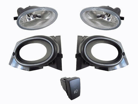 Front Fog Light Kit (with Wiring, 2 Piece) Honda Jazz GE VTI-S 2008 - 2011 HDJZ-FOL-03N - Sterling Parts