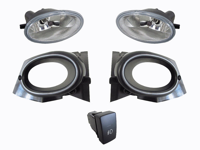 Front Fog Light Kit (with Wiring, 2 Piece) Honda Jazz GE VTI-S 2008 - 2011 HDJZ-FOL-03N - Sterling