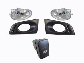 Front Fog Light Kit (with Wiring, 2 Piece), GLI/VTI Honda Jazz GE 2008 - 2011 HDJZ-FOL-04N - Sterling