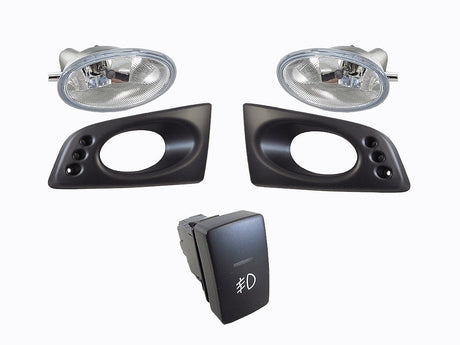 Front Fog Light Kit (with Wiring, 2 Piece), GLI/VTI Honda Jazz GE 2008 - 2011 HDJZ-FOL-04N - Sterling Parts