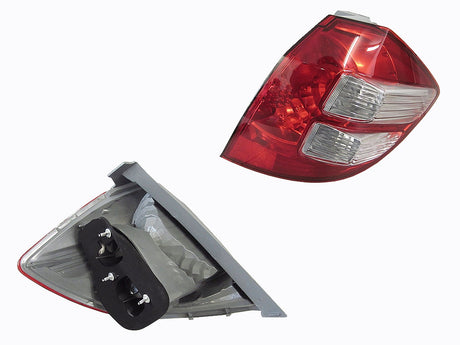 Tail Light (RHS, Red/Clear) Honda Jazz GE 2008 - 2011 HDJZ-TAL-08R - Sterling Parts