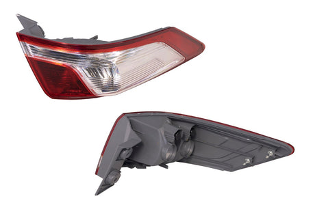 Outer Tail Light (RHS, Red/Clear) Honda Odyssey RB3 2009 - 2011 HDOD-TAL-73R - Sterling Parts