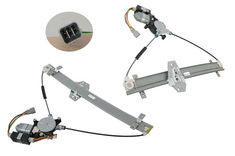 Front Window Regulator RHS (6-Pin, With Motor) Honda Odyssey RA 03/2000 - 06/2004 HDOD-WIR-04R - Sterling Parts