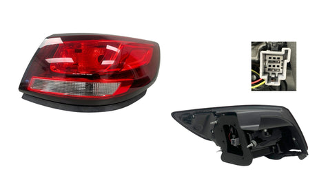 Tail Light (RHS, Tinted Dark Red) Holden Commodore VF 2013 - 2017 HLCD-TAL-1272R - Sterling Parts