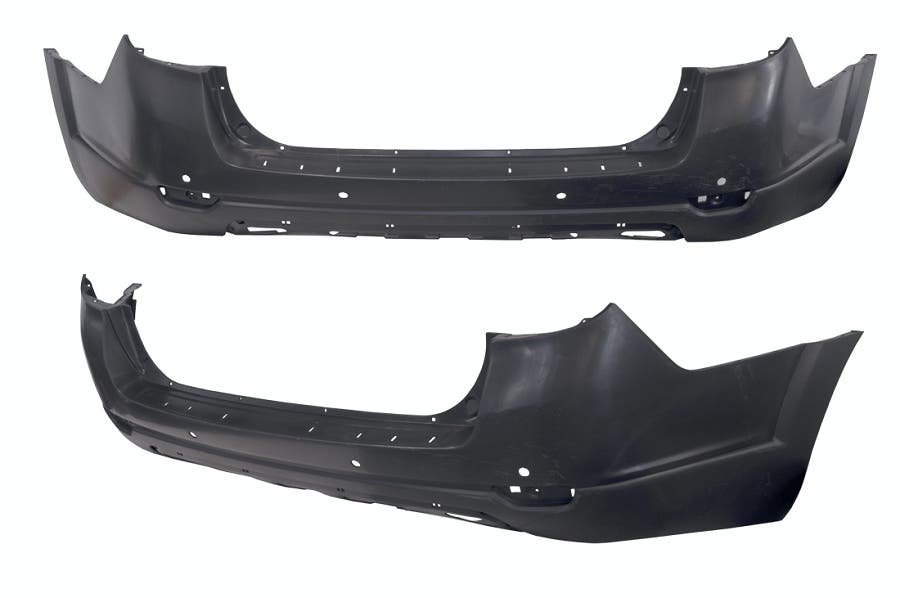 Rear Bumper Bar Cover (with Sensor Holes) Holden Captiva 7 CG 2006 - 2011 HLCT-BAR-06B - Sterling