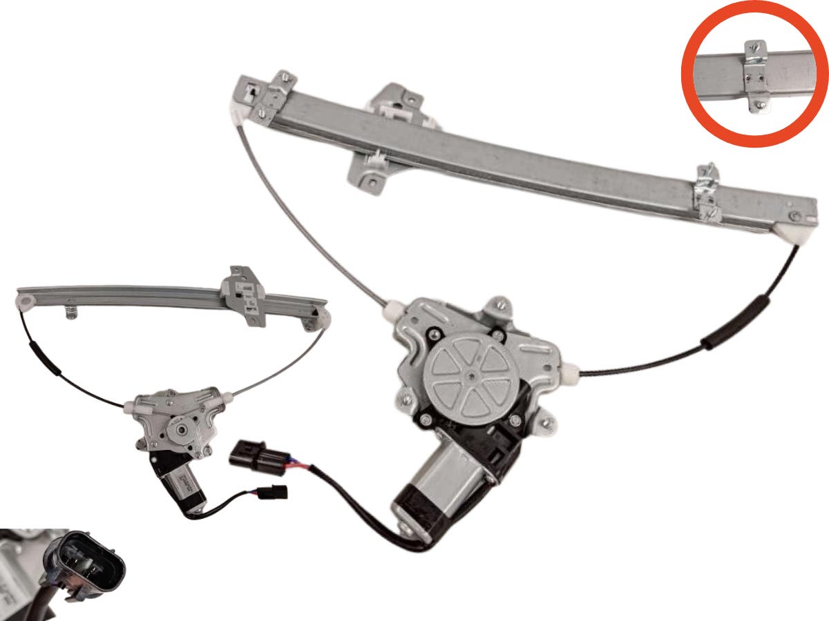Front Window Regulator LHS (2 - Pin, With Motor) Hyundai Getz TB 5D 09/2002 - 2011 HYGZ - WIR - 02L - Sterling Parts - Window Regulators & Winders - Sterling Parts