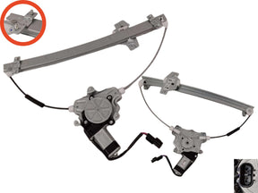 Front Window Regulator RHS (2 - Pin, With Motor) Hyundai Getz TB 3D 09/2002 - 2011 HYGZ - WIR - 04R - Sterling Parts - Window Regulators & Winders - Sterling Parts