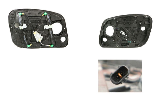 Front Window Regulator RHS (2 - Pin, Motor/Panel) Hyundai I30 GD 5D 05/2012 - 02/2017 HYI3 - WIR - 08R - Sterling Parts - Window Regulators & Winders - Sterling Parts
