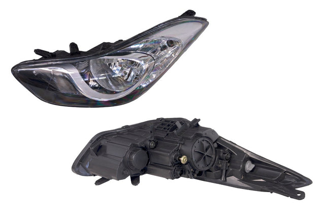 Headlight (LHS) Hyundai Elantra MD 2011 - 2013 HYLT - HEL - 30L - Sterling Parts - Headlight Assemblies - Sterling Parts