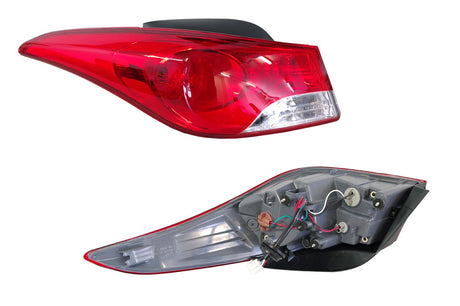 Tail Light (Outer, LHS) Hyundai Elantra MD 2011 - 2013 HYLT-TAL-23L - Sterling Parts