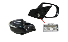 Door Mirror (RHS, Heated, with Folding and Blinker Light) Hyundai Santa Fe DM 2012 - 2015 HYST - DOM - 12R - Sterling Parts - Exterior Mirrors - Sterling Parts