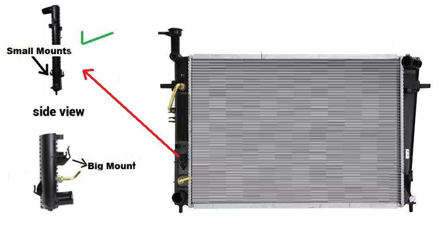 Radiator for Auto & Manual Hyundai Tucson 08/2004 - 2010 HYTS - RAD - 001 - Sterling Parts - Radiators - Sterling Parts