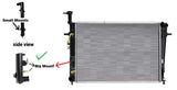 Radiator for Auto & Manual Hyundai Tucson 08/2004 - 2010 HYTS - RAD - 003 - Sterling Parts - Radiators - Sterling Parts