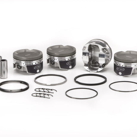 Piston & Ring Set (Performance) MITSUBISHI 4G63T DOHC STROKER 4IC544CAK-1.00 - ICON