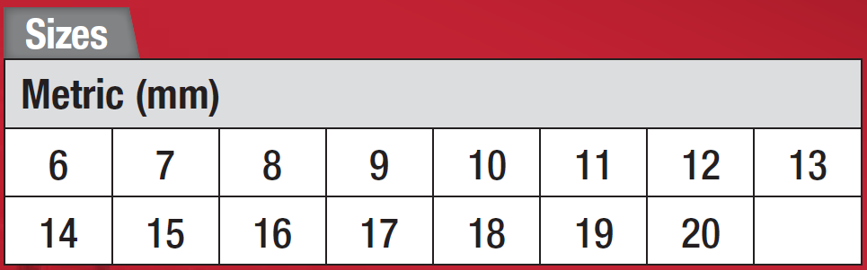 15pc 6mm to 20mm Combination Spanner Set with Roll-Up Pouch – PKTool