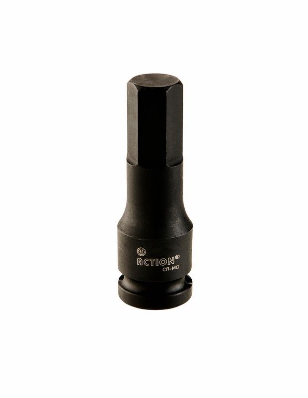 Impact Socket In-Hex 1/2" Drive 18mm 75mm Long - Action Industrial | Universal Auto Spares