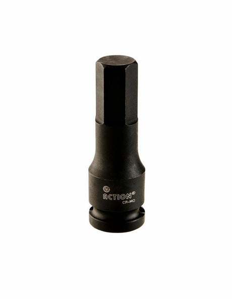 Impact Socket In-Hex 1/2" Drive 15mm 75mm Long - Action Industrial | Universal Auto Spares